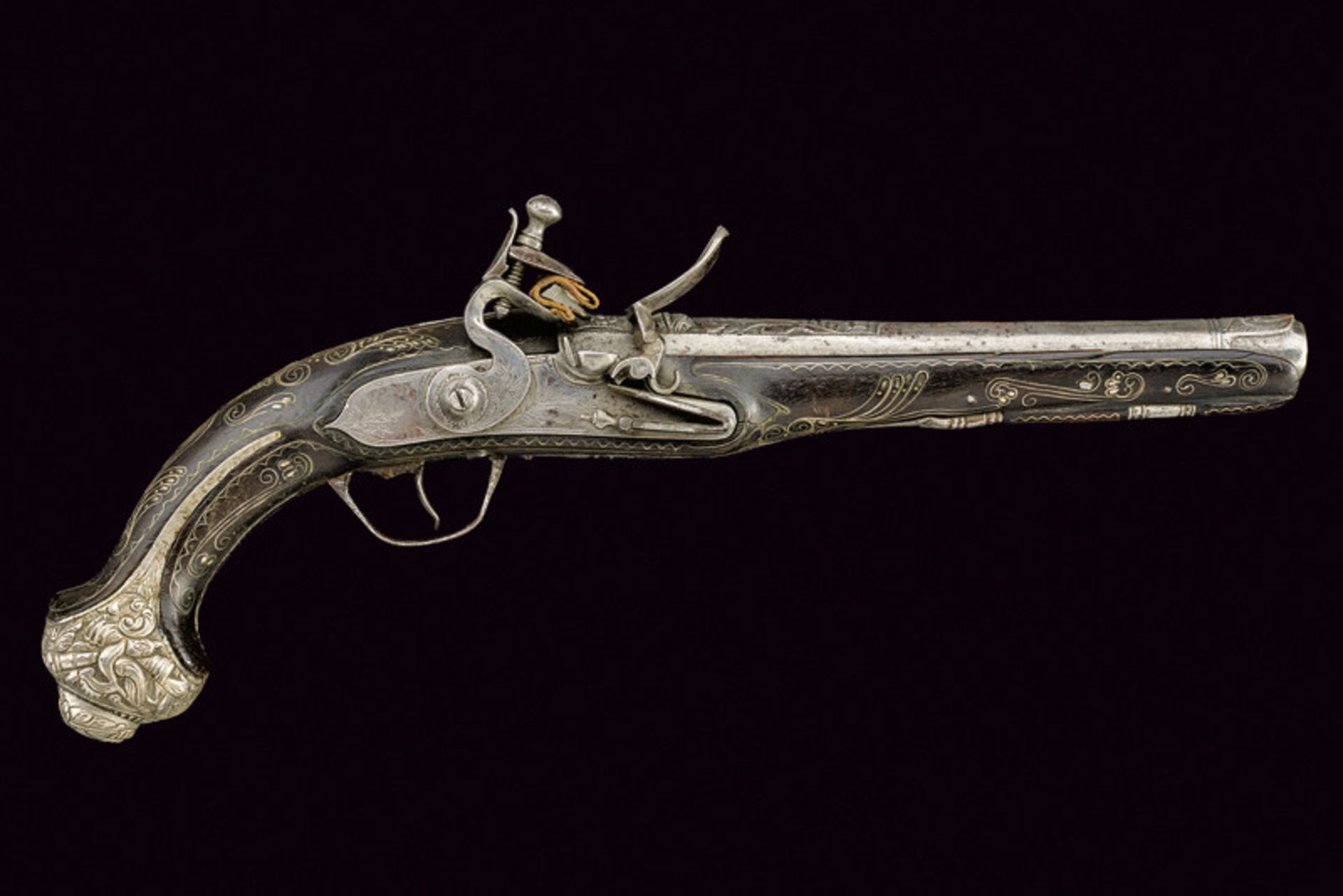 A fine flintlock pistol, dating: first quarter of the 19th Century, provenance: Turkey, dating: - Image 4 of 4