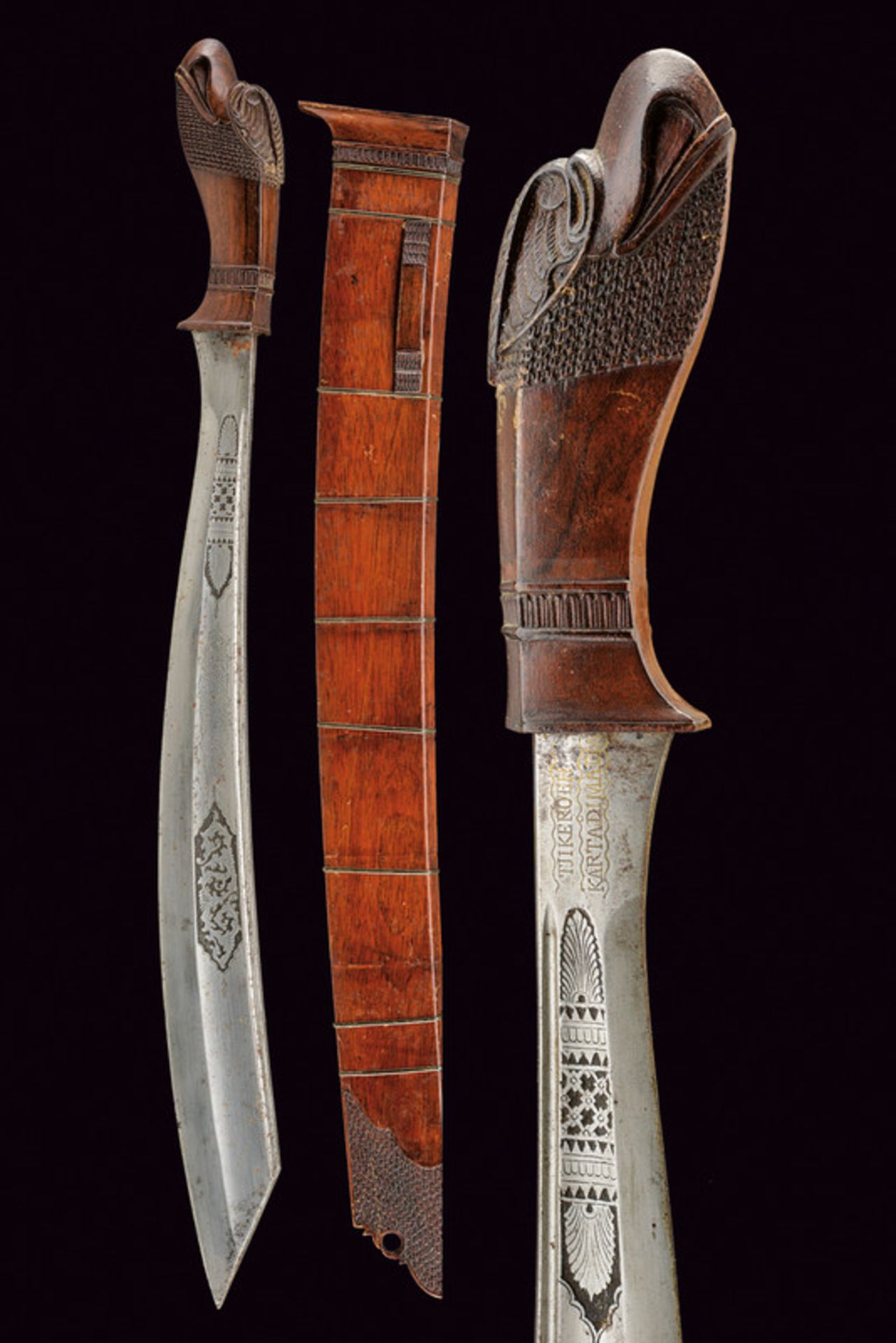 A rare parang, dating: late 19th Century, provenance: Giava, dating: late 19th Century,