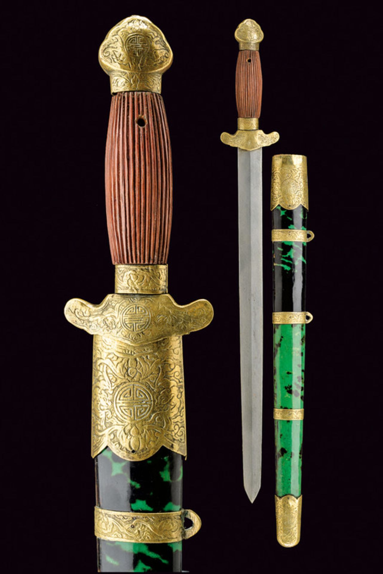 A small jian (sword), dating: circa 1900, provenance: China, dating: circa 1900, provenance: