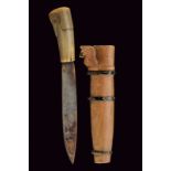 A knife, dating: first quarter of the 20th Century, provenance: Indonesia, dating: first quarter