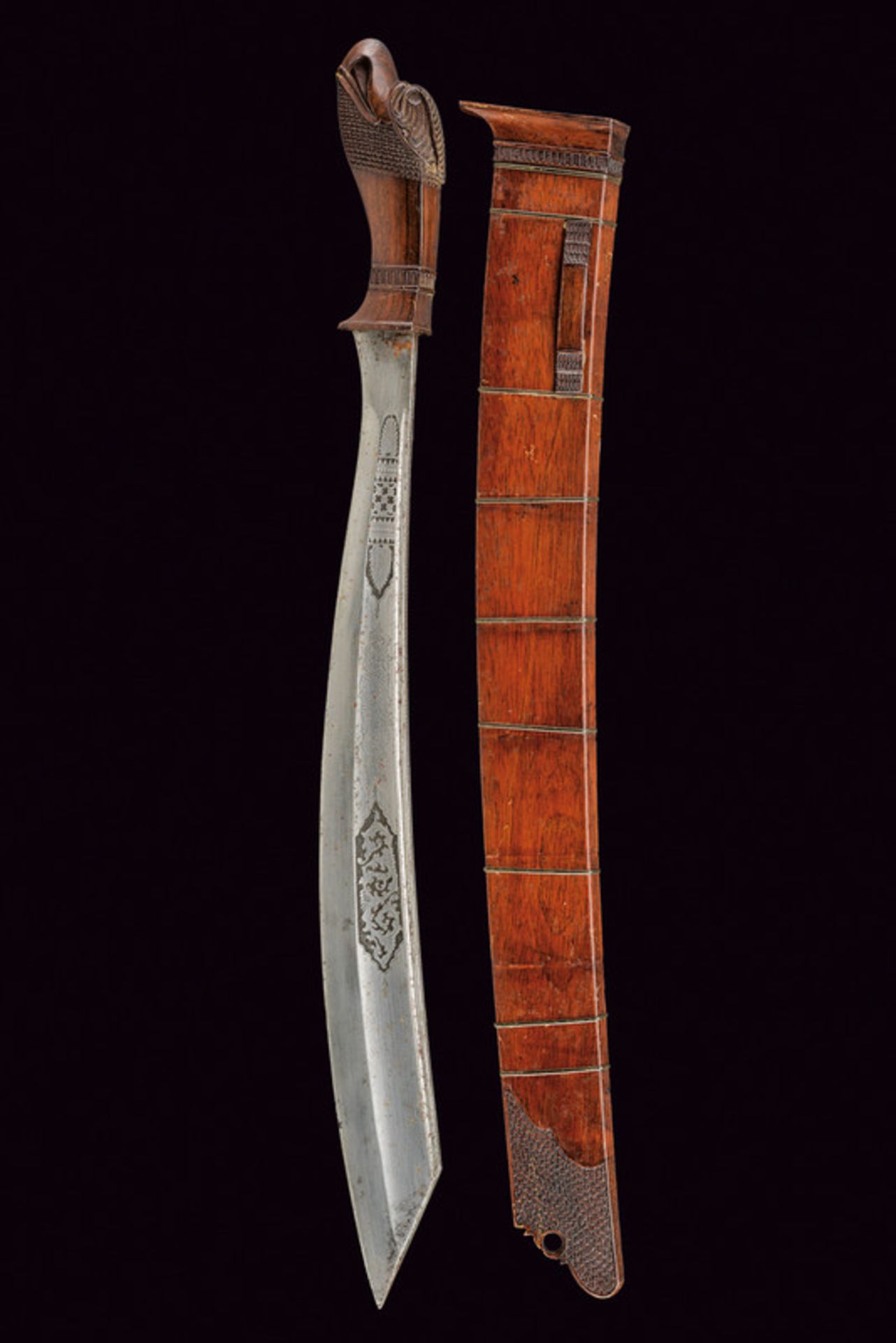 A rare parang, dating: late 19th Century, provenance: Giava, dating: late 19th Century, - Image 4 of 4