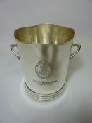 Silver-plated ice bucket H19cm