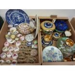 Capodimonte tea set, set of 12 Villeroy & Bosch 'Flower Fairies' collector's plates, Royal Albert