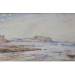 Scarborough South Bay, watercolour signed and dated Edward H Simpson 1980,