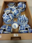 Large quantity of Spode 'Italian' teaware in one box