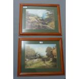 Two colour railway prints after Don Breckon 30cm x 40cm