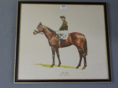 'Mill Reef', 'Brigadier Gerard' and 'Arkle' - three colour racing prints after G.