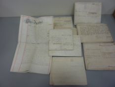 Collection of 19th century indentures relating to the Scarborough area