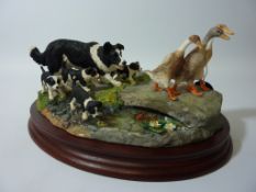 Anne Wall for Border Fine Arts limited edition sculpture 'Keep On Running' no.