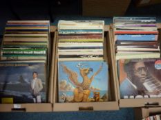 Vinyl - miscellaneous records in three boxes