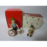 Royal Copenhagen figure 'Clown with Dog' and a Bing and Grondahl figure 'Martin' (boxed) (2)