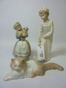 Nao figurines - cat,