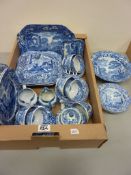 Collection of Spode Italian china in one box