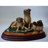 Border Fine Arts Studio sculpture 'The Border Terrier Collection - Eager to Go' (boxed)