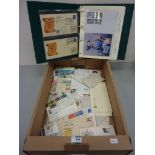 Album of First Day Covers and other FDCs in one box