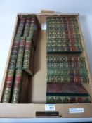 Books - Set of 24 19th century Waverley novels together with a volume of illustrations