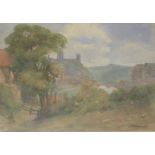 Durham, early 20th century watercolour indistinctly signed by C. Y.