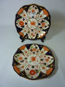 Pair Royal Crown Derby cabinet plates,