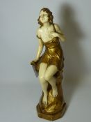 Art Deco period chalk figure,