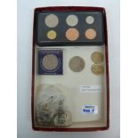 George VI 1945 uncirculated set of coins, Princess Diana memorial crown,