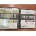 GB First Day Covers c1983-1990 in two albums