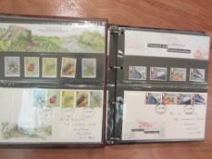 GB First Day Covers c1983-1990 in two albums