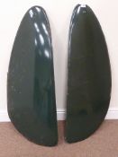 Pair of original 1940's/50's Sunbeam Talbot rear wheel arch covers