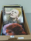 Vinyl LPs - David Bowie 'Hunky Dory', Bob Dylan,