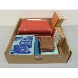 19th Century and later world stamps in various albums in one box