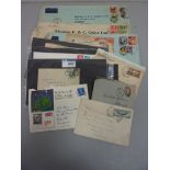 Victorian and later postal history including high value Air Mail examples