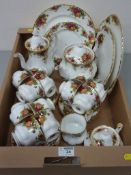 Royal Albert 'Old Country Roses' tea and coffee service - 12 place settings - in one box