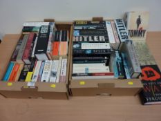 Books - WWI and (predominantly) WWII related books in two boxes