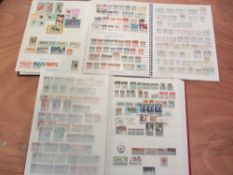 World stamps in three stockbooks