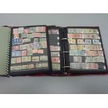 19th Century and later world stamps in two red stock folders