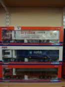 Three Corgi Hauliers of Renown die-cast models CC13606, CC13806,