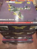 Four Corgi Aviation Archive World War II die-cast model scale 1:72 AA36502 AA34306 AA36801 AA36602