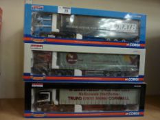 Three Corgi Hauliers of Renown die-cast models CC13228, CC13409,