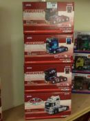 Four Corgi Truckfest die-cast model tractor units CC12225, CC12225, CC14106,