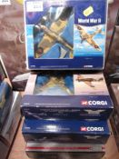 Three Corgi Aviation Archive World War II Europe and Africa die-cast model scale 1:72 AA31902