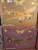 Two Corgi Aviation Archive World War II die-cast model scale 1:72 AA36701 AA36702 (2)
