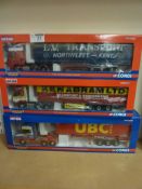 Three Corgi Hauliers of Renown die-cast models CC13227, CC13907,