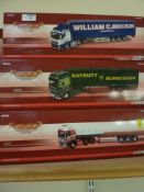 Three Corgi Hauliers of Renown die-cast models CC14011, CC14101,