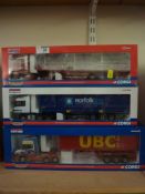 Three Corgi Hauliers of Renown die-cast models CC13713, CC13806,