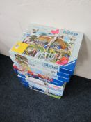 Jigsaw Puzzles - 10 Ravensburger 1000 piece puzzles