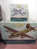 Two Corgi Aviation Archive Eighth Air force die-cast model scale 1:72 AA33806 AA34007 (2)