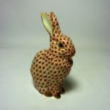 Herend model of a seated hare H14cm