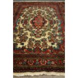Persian Mehriban red and beige ground rug carpet,