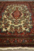 Persian Mehriban red and beige ground rug carpet,