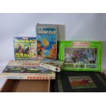 Waddingtons 'Totopoly' and 'First Past the Post' board games, other retro games and Subbuteo kit no.