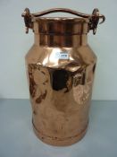 Copper milk churn H50cm
